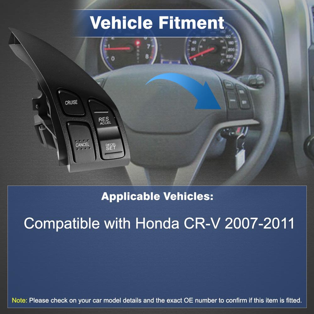 Для Honda CR-V 2007 2008 2009 2010 2011 Автомобиль Круиз-контроль Рулевое колесо Аудио Кнопка Переключатель 36770-SWA-A01 35880-SWA-A01