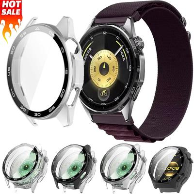 Чехол для ПК + Защитная пленка из закаленного стекла для Huawei Watch GT6 Pro 46 мм Защитный корпус из стекла для экрана для Huawei Watch GT6 41/46 мм Аксессуары