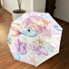 1PC Mermaid Octopus Umbrella-8-Rib Reinforced Portable Folding Travel Suitable for All Seasons Outdoor Daily Use-Z0455
