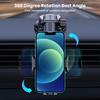TOPK Car Phone Holder Mount Super Stable Cell Phone Car Mount 360° Rotation One Button Release for iPhone Samsung Google Phone