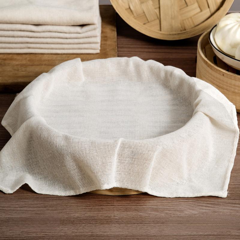 1 шт. абсорбирующая фильтровальная ткань с квадратным запирающимся краем, ткань для сыра, соевого молока, фильтрующая съедобная марлевая ткань для пароварки