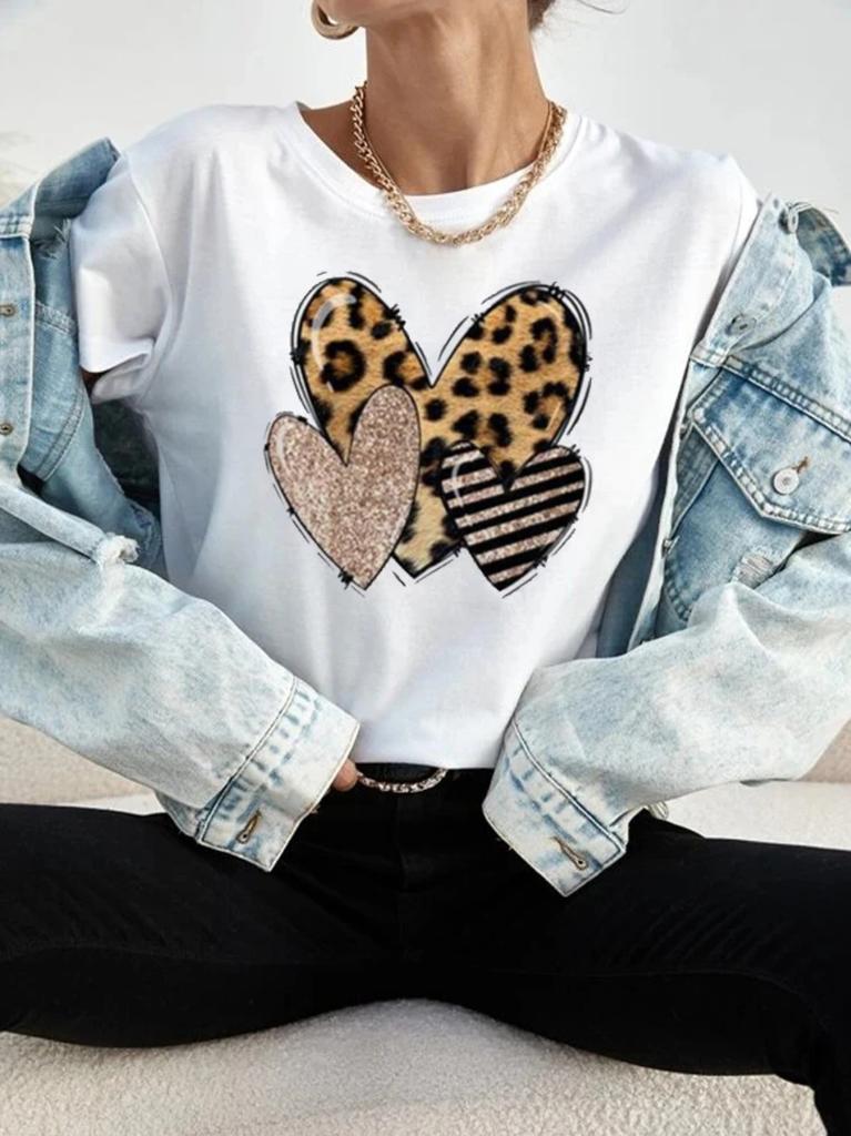 New Hot Red Lips Printed Unisex Tshirt Fashion Casual Tops 90s Girls Ladies Female Short Sleeve Clothing Tee Cute Graphic Top