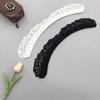 Fake Collar Embroidered Lace Flower Detachable Collar Women Solid Color Hollow Design False Collar Match for Tops Sweatshirts