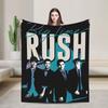 Big Time Rush Логан Хендерсон Фланелевое одеяло Теплое Мягкое Постельное белье Пледы для спальни Декоративное Графическое Покрывало Чехол для дивана-кровати