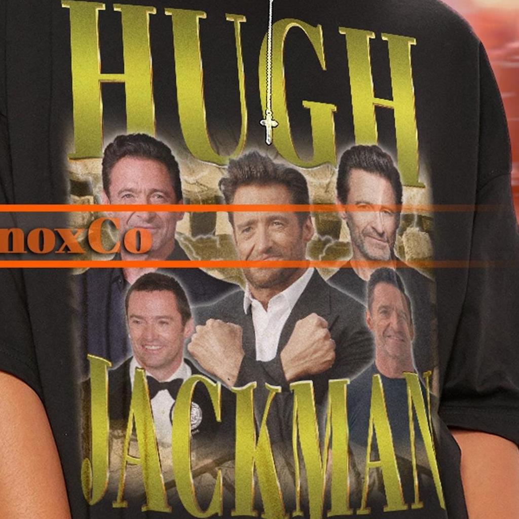 HUGH JACKMAN Vintage Shirt, Hugh Jackman Homage Tshirt, Hugh Jackman Fan Tees, Hugh Jackman Retro 90s Sweater, Hugh Jackman Merch Gift #tpc