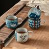Japanese Style Small Tea Cup Hand-painted Ceramic Kung Fu Tea Set Single Cup Insulated and Not Hot To The Touch Tea Cup