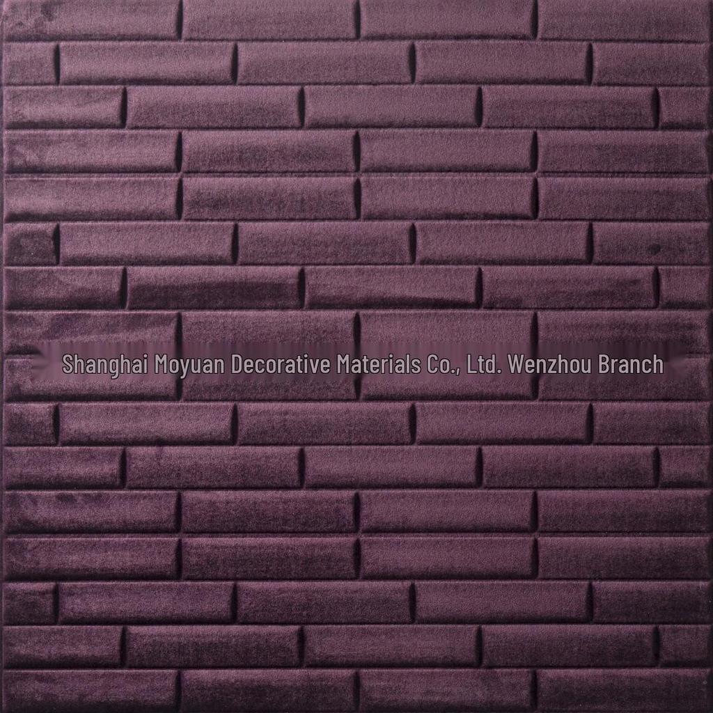 Водонепроницаемая 3D складная плюшевая самоклеящаяся наклейка на стену из саржи — мягкая, противоударная конструкция.