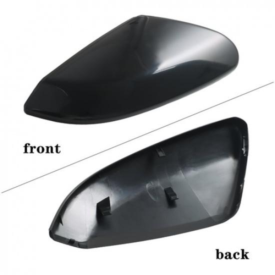 Black Side Mirror Cap Cover Passenger Side Fit For Honda Civic 2016- New