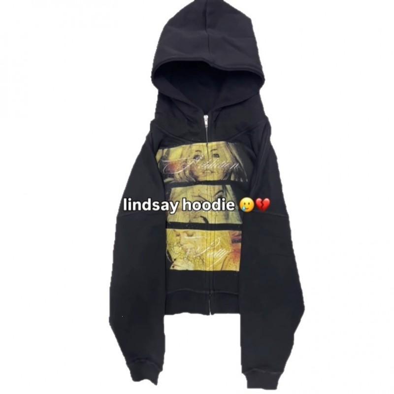 226 Graphic Print Hoodie Long Sleeve Pullover Retro Streetwear Teens