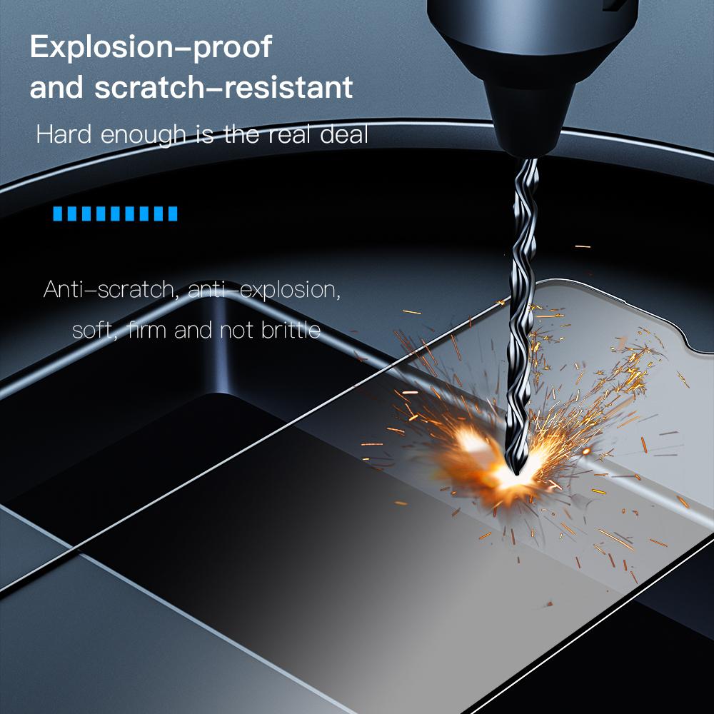 KEYSION Tempered Glass Full Cover for Samsung A17 5G A07 Full Glue HD Clear Screen Protective Glass Film for Galaxy A07 A17 5G