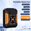 Cooling Waist Mounted Fan Flashlight Mini Electric Fans Durable Waist Clip on Fan  Outdoor