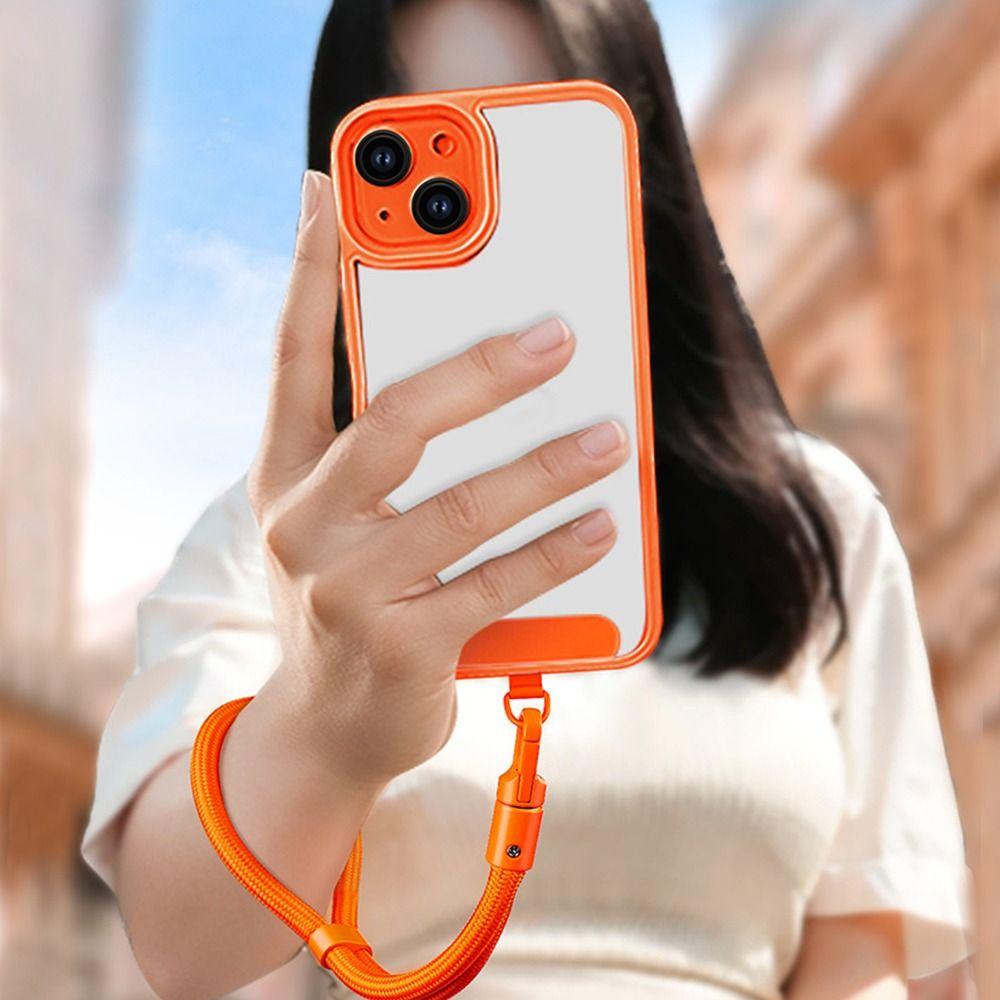 Adjustable Lanyard Woven Hanging Wrist Straps Cell Phone Accessories Hanging Rope  Men Women