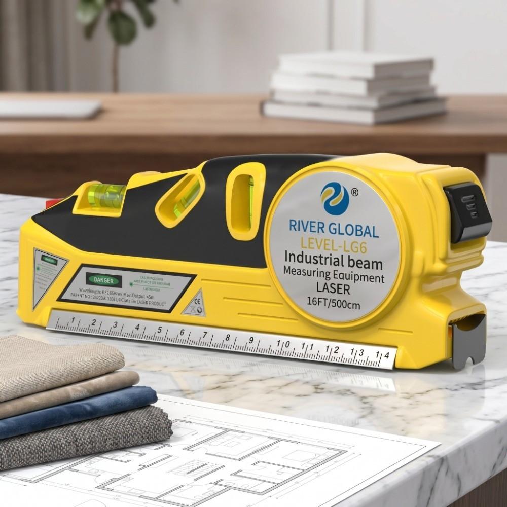Vertical Horizontal Infrared tape measure Cross Line Measuring Tape Renovation