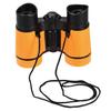Uxcell Binoculars with Neck Strap Compact Foldable Binoculars Shockproof for Bird Watching Hiking Camping 4X30 Orange