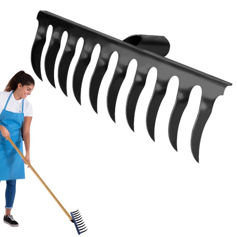 For Heavy Rakes Leaf Lawns Duty Garden Rake Lawn Tools Thatch Rake Dethatcher Rake Metal Garden Hoe Gardening Rake For Loosening