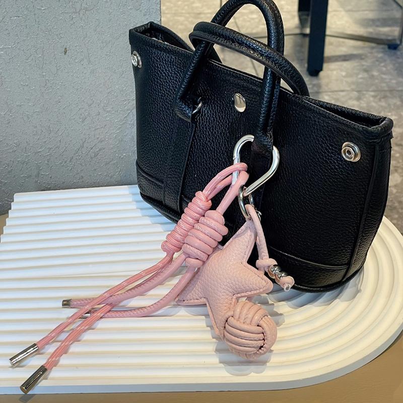 Yogodlns Плетеный шар Мини-рюкзак Подвеска для сумки-тоут Подвеска для сумки Аксессуары для сумок