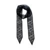 Korean Thin And Narrow Lace Long Silk Scarf Super Beautiful Temperament Sexy Decorative Scarf Tied Bag Lace Streamer Women'S Hair Accessories