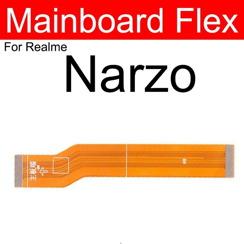 Гибкий кабель материнской платы ЖК-дисплея для OPPO Realme Narzo 10 20 30 Pro 50 50i 50A Prime 4G 5G, гибкая лента для материнской платы, ЖК-дисплей, детали