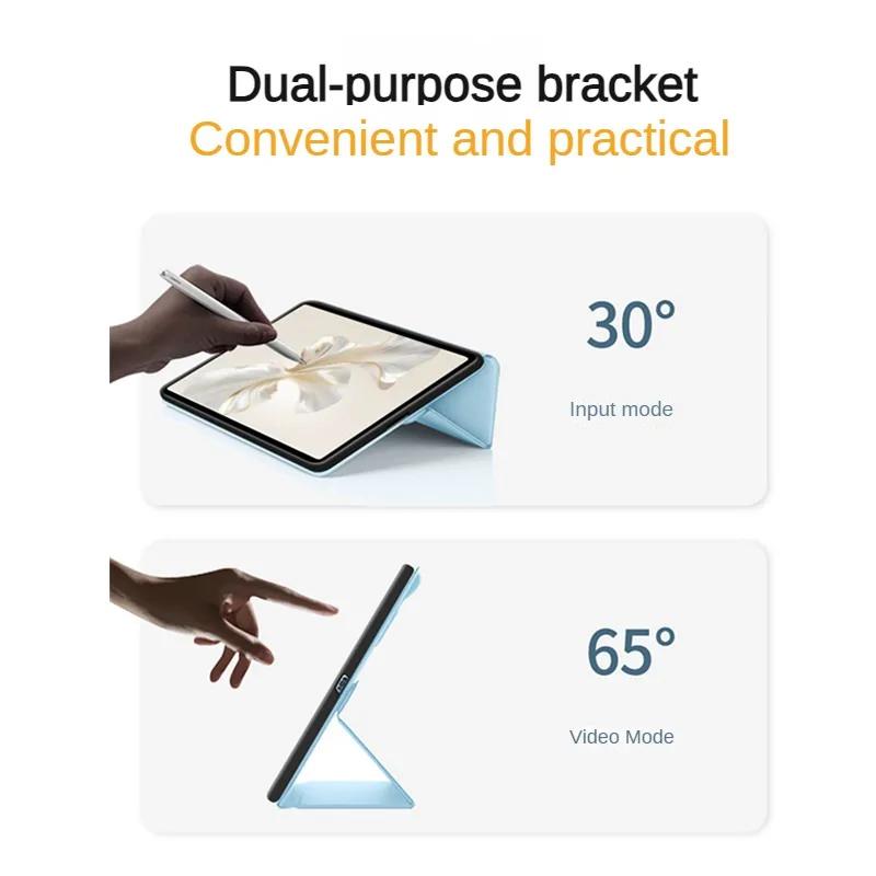 Умный чехол для Huawei Honor Pad 9 12,1 дюйма HEY2-W09, магнитный, складной, подставка из ПУ, мягкая задняя крышка из ТПУ для Honor Pad 9 12,1"fund
