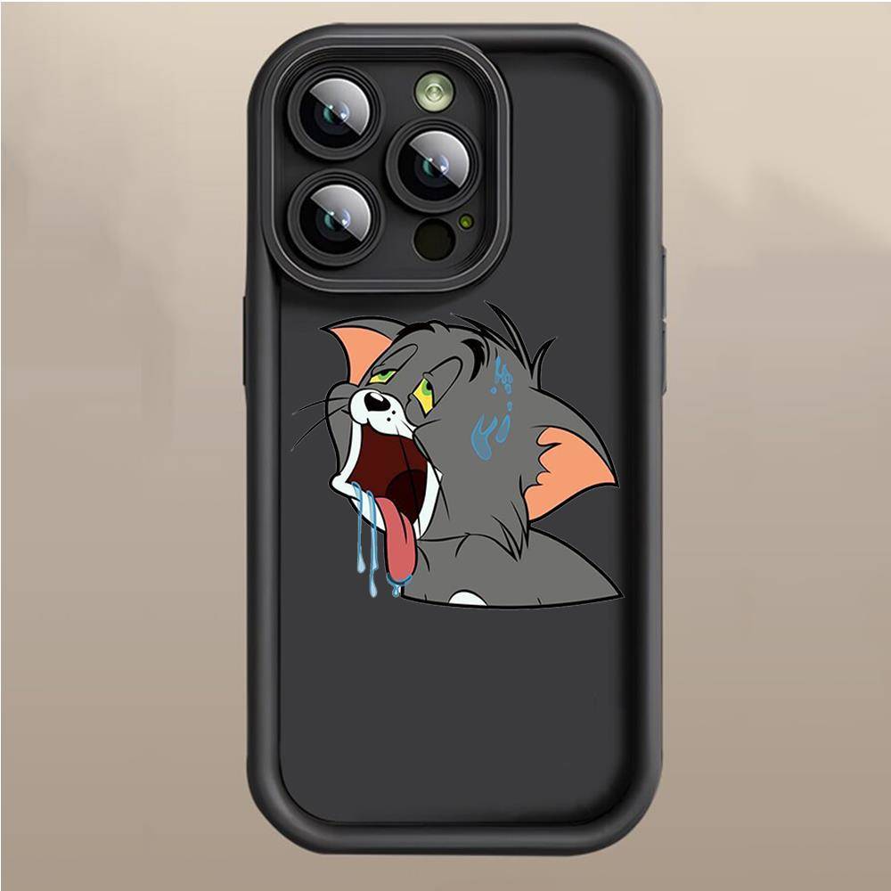 Чехол E-15 Том и Джерри для iPhone 15 14 13 12 8 Plus Samsung S24 S23 Ultra A04S A05S Huawei P40 P50 P60 Nova 11 Pro Max OPPO A17K Reno 10