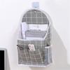 Wall Mounted Hanging Bag Cotton Linen Hanging Organizer For Sundries Cosmetic Storage Pocket Door Back Hanging Bag Home Decor