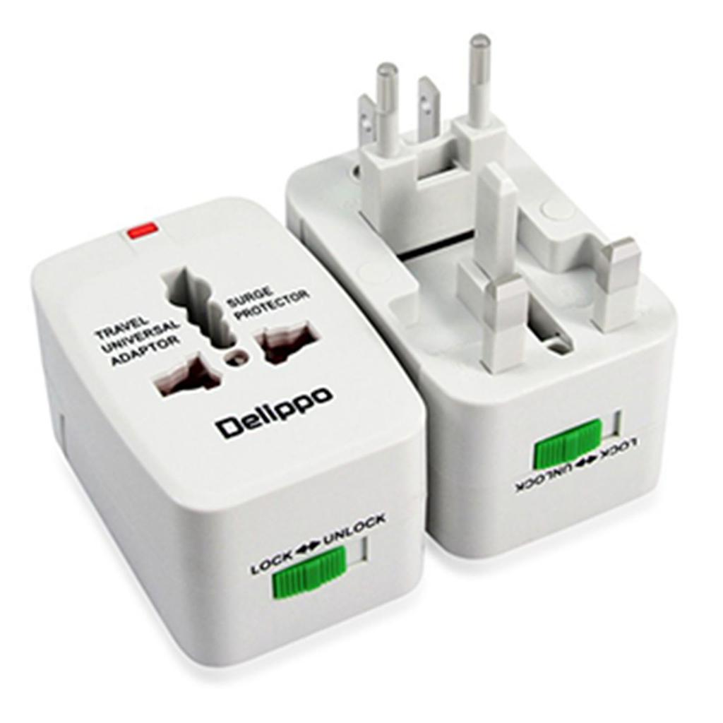 Универсальный дорожный адаптер 1500 Вт с 2 USB-портами, безопасный для детей, многофункциональный международный адаптер вилок