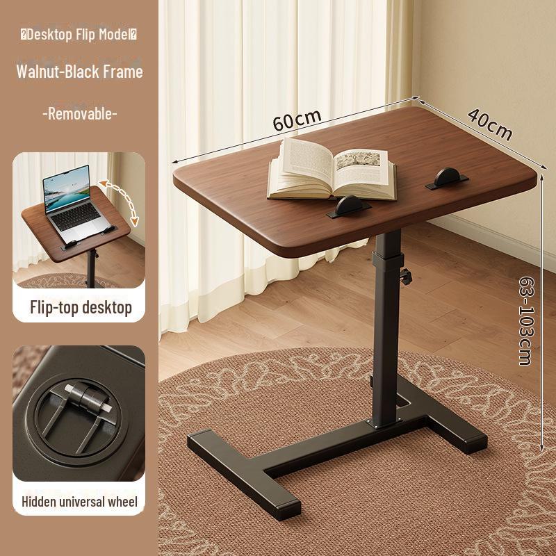 Foldable Mobile Desk: Bedside, Sofa, or Study Table for Living Room or Bedroom.