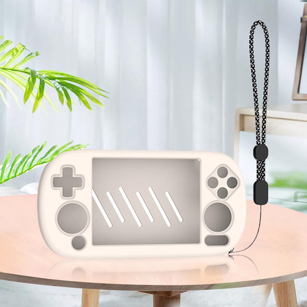 Силиконовый чехол для ANBERNIC RG40XX H Защитное стекло для экрана Жесткий чехол для переноски Игровые аксессуары