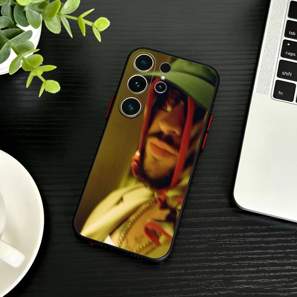 Bad Y-Bunny Phone Case For Samsung S26,S25,S24,S23,S22,S21,S20,Plus,Fe,Lite,Others Black Cover