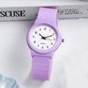 Повседневные часы для экзаменов, силиконовый ремешок, простые женские часы, студенческие женские кварцевые наручные часы, водонепроницаемые, круглые, с маленьким циферблатом, часы для девочек