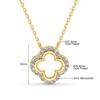 925 Silver Lucky Four-leaf Clover Moissanite Necklace Temperament Ladie Jewelry Red Corundum Gold Plated Solitaire Choker