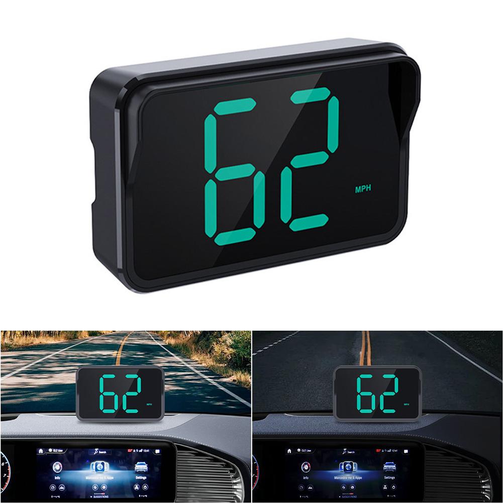 For All Vehicle Compatible HUD GPS Display Digital Speedometer with Clear Viewing Experience and User Friendly Design