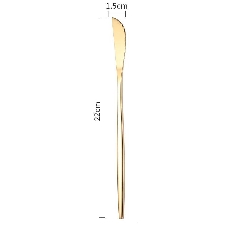 4 шт. Набор столовых приборов из нержавеющей стали, золотистого цвета, черная роскошная столовая посуда, столовые приборы, кухонные вилки, ложки, ножи