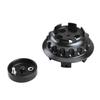 75Mm Wheel Hub Caps Wheel Center Hub Cap A1714000025 A2204000125 For Mercedes-Benz A C E Slk Class Black-A87Q