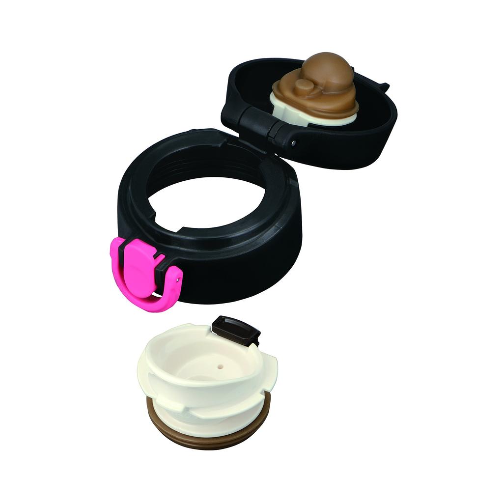 Термос для воды с вакуумной изоляцией, мобильная кружка 550 мл, черный, розовый JNT-550 BK-P