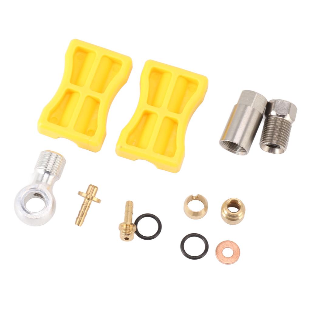 Bike Brake Hose Connector Reusable Olive Connecting Insert Hydraulic Connector Set for Mountain Bicycle