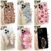 Новый чехол для iPhone 12 Pro Max A2411 A2412, модный силиконовый чехол с рисунком цветов для iPhone 12 Pro Max A2410 A2412, чехлы для телефона