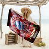 Bayern Munich Crest Customized Name Beach Towel Soft Durable Quick-Dry Suitable for Sports Travel Swimming Yoga Bathroom Beach And Pool