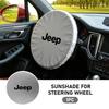 Car Steering Wheel Cover Sun Protection Insulation Protector Covers For Jeep Cherokee Patriot Liberty Wrangler JK JL Commander AKP1