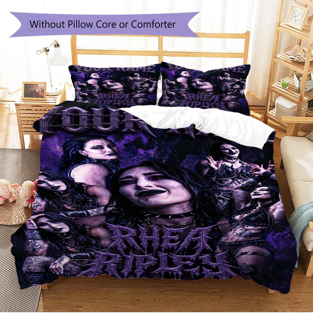Name Custom Rhea Ripley Pattern Bedding Set Quilt Cover Pillowcase Home Decor Gift (1 * duvet cover + 2 * pillowcase, without core)