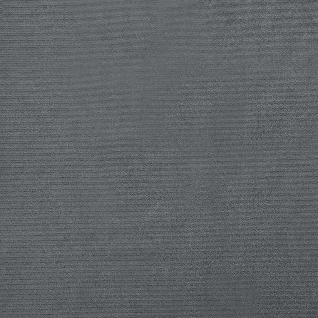 Dog Bed Dark Gray 60x40x30 cm Velvet