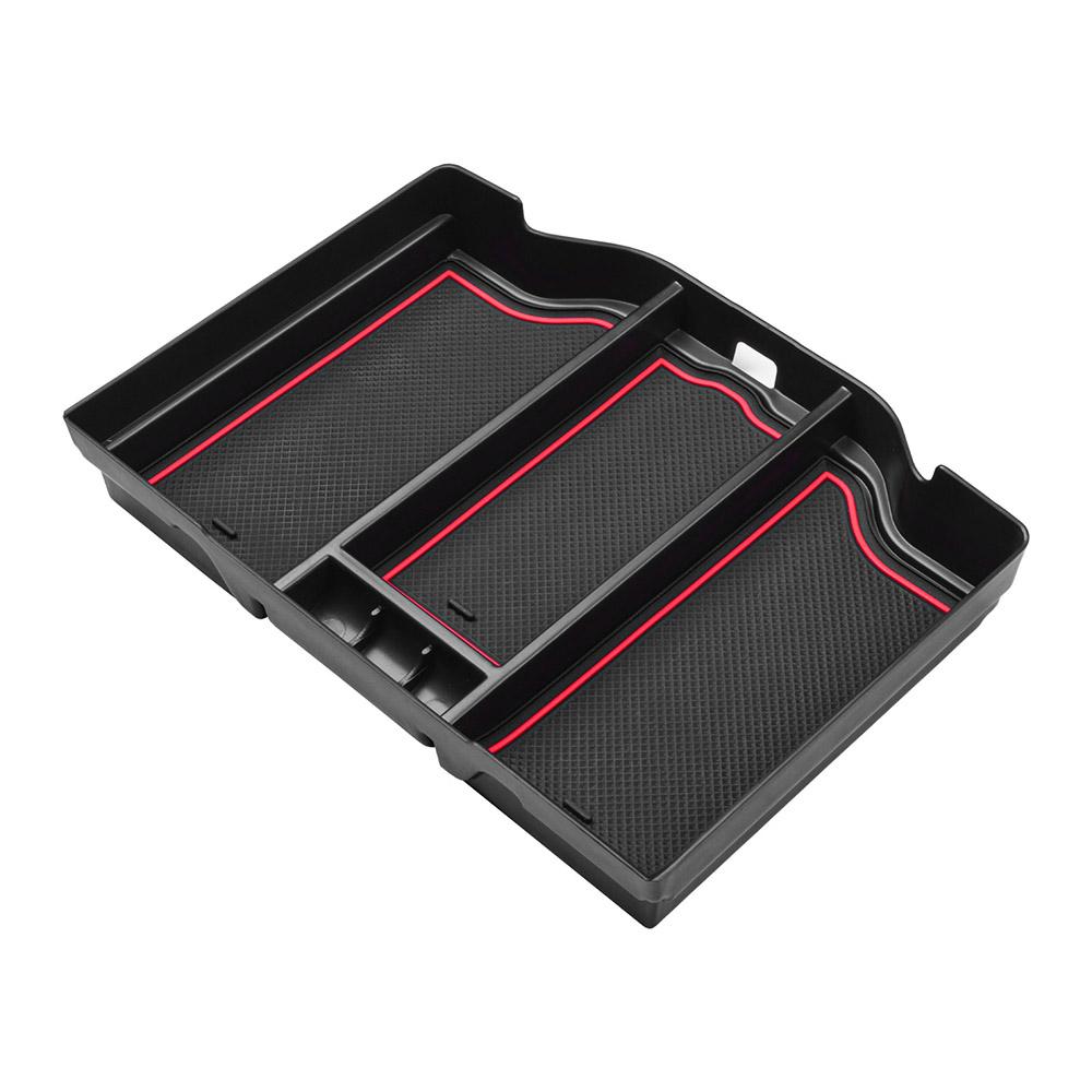 SJL4 Center Console Organizer for Dodge RAM 1500 2500 3500 2024 2023 2022 2021 2020 2019 Armrest Box Insert Tray Interior Accessories