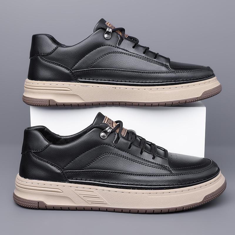 Модные популярные повседневные кожаные туфли, подходящие ко всему, обувь для путешествий и скейтбординга, кроссовки для мужчин, теннисные туфли для ходьбы, мягкие мужские оксфорды