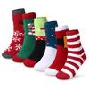 Теплые Взрослые Носки Узорные Рождественские Праздничные Носки Впитывающие Уютные Зимние