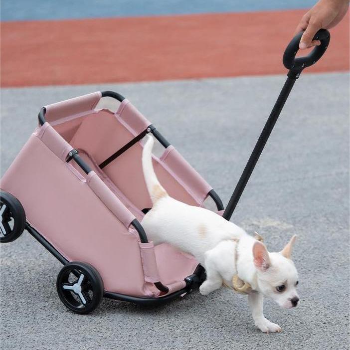 Lightweight Foldable Pet Stroller for Dogs and Cats