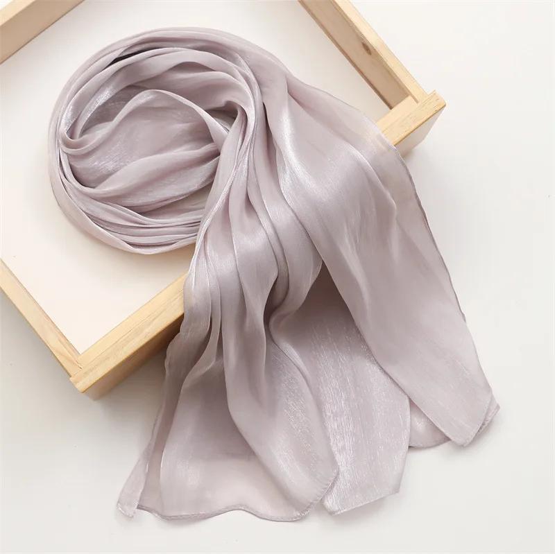 New Modal Jersey Hijab Scarf for Women Stretch Shawl Plain Muslim Headband Fashion Solid Color Long Muffler 180*70cm Neckerchief