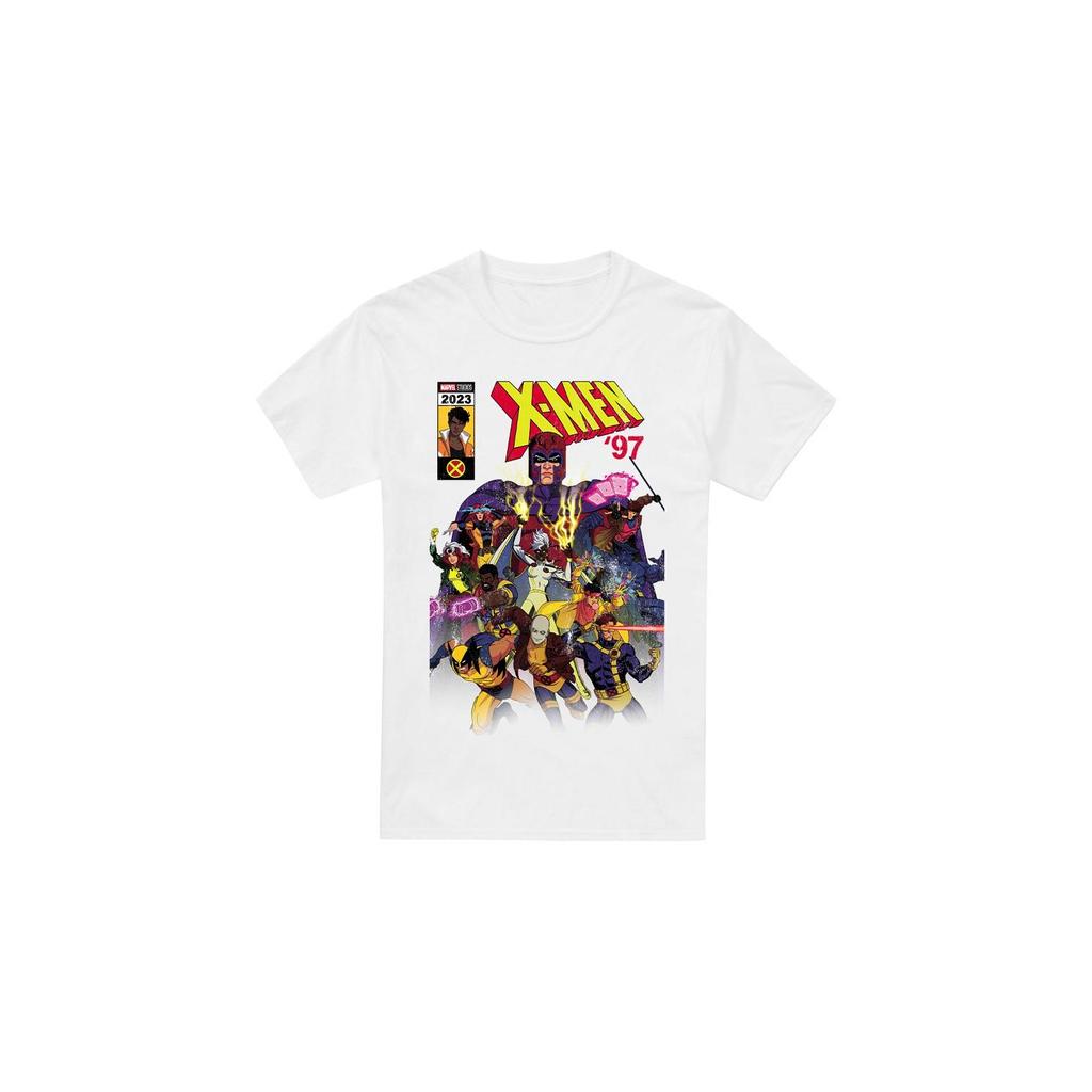 Marvel Mens X-Men Comic Cover Team T-Shirt