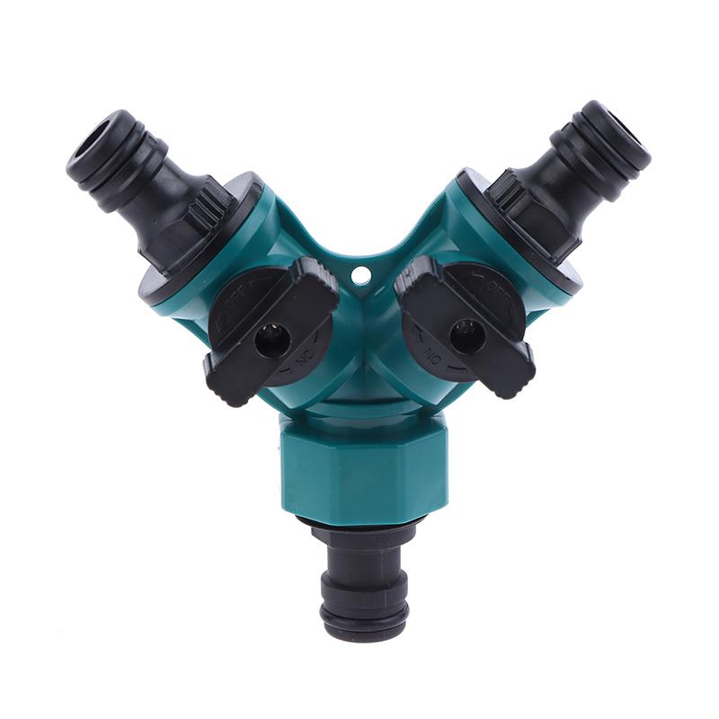 Garden Hose Connector Garden Hose Splitter With Faucet Watering Shut Off For Landscaping Flower Planting Irrigation