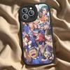 Axel Blaze Firestorm Inazuma Eleven Anime Phone Case For iPhone 16 15 14 13 12 11 Pro Max Plus Shockproof Leather Cover