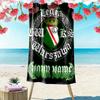 Custom Legia Warsaw  Print Beach Towel, Large Soft Quick Dry Towel for Beach Camping Swimming